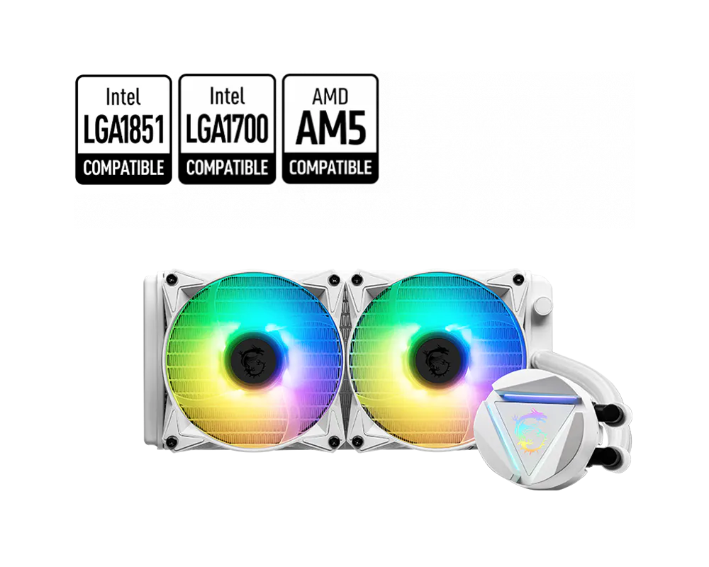 MSI MAG CORELIQUID 240R V2 WHITE